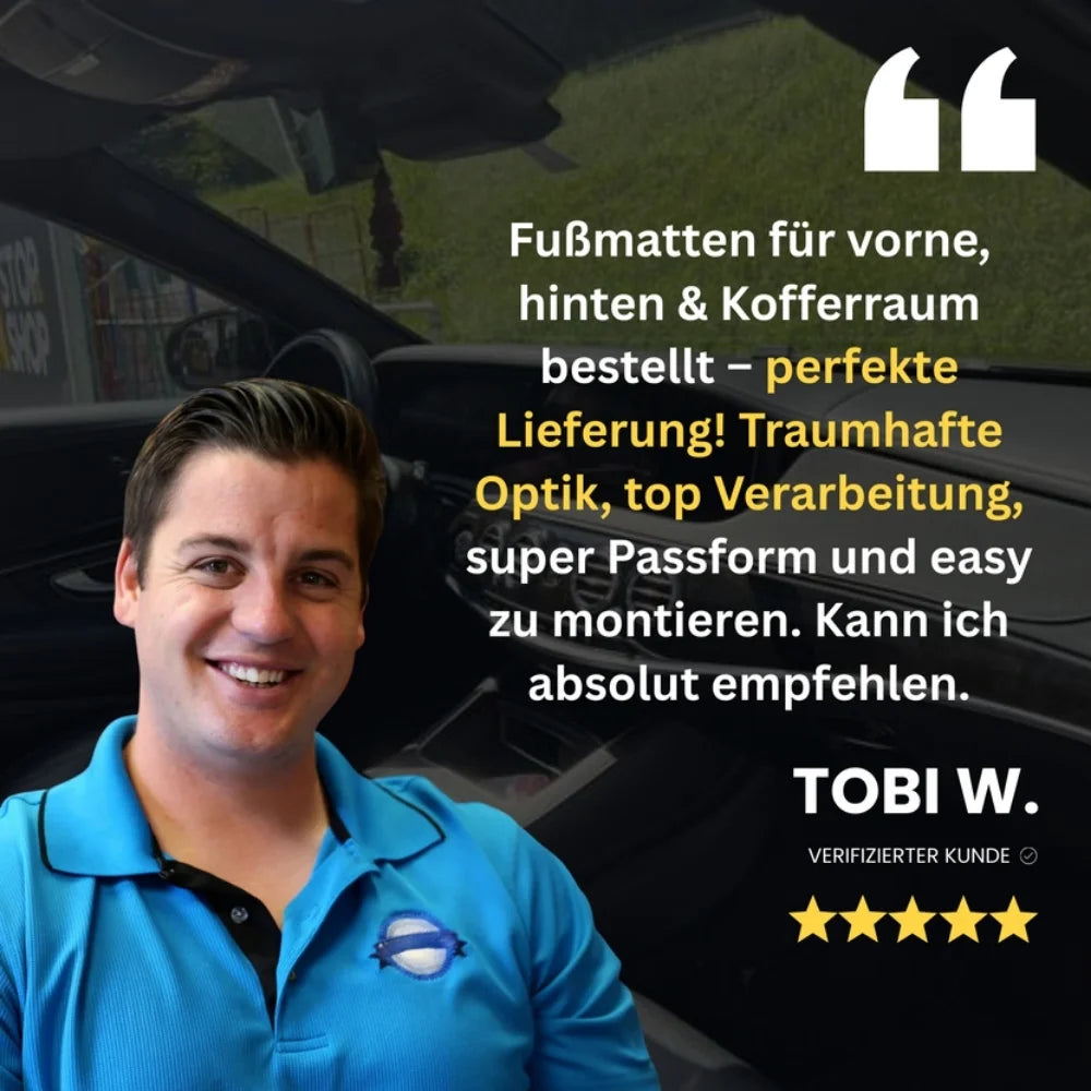 CARNOX Autofußmatte – Innenraum komplett geschützt